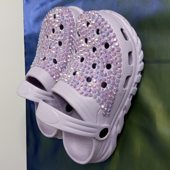 Lavender Luxe Crystal Clogs  Small - Picture 6 of 16